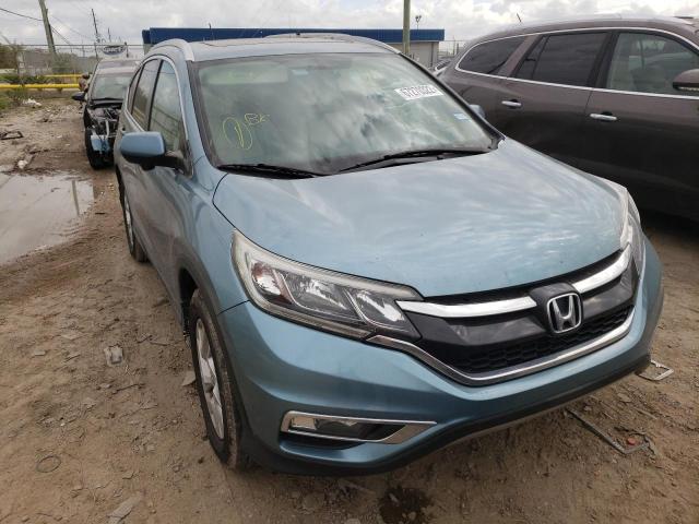 2HKRM3H79GH552432 - 2016 HONDA CR-V EXL BLUE photo 1