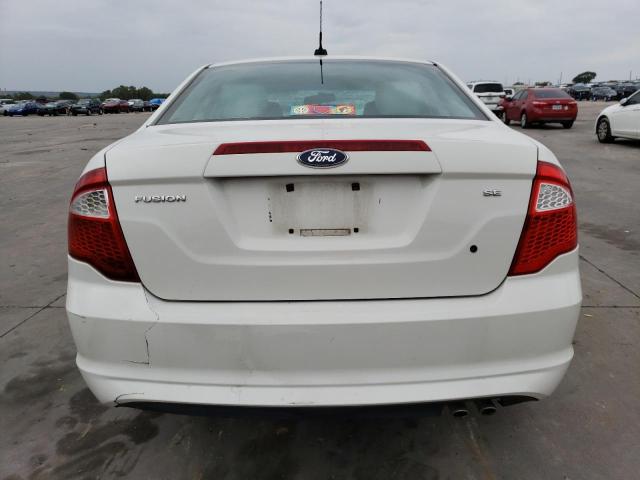 3FAHP0HA5CR250503 - 2012 FORD FUSION WHITE photo 6