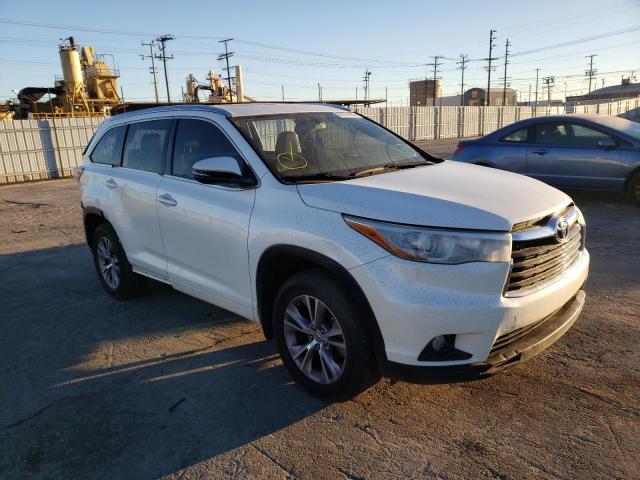 5TDJKRFH0FS090577 - 2015 TOYOTA HIGHLANDER თეთრი ფოტო 1