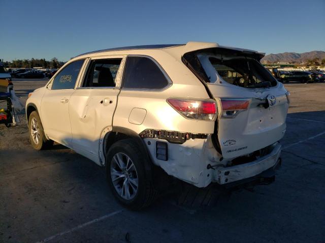5TDJKRFH0FS090577 - 2015 TOYOTA HIGHLANDER თეთრი ფოტო 3
