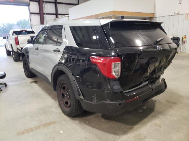 1FM5K8AB7LGB76663 - 2020 FORD EXPLORER P TWO TONE photo 3