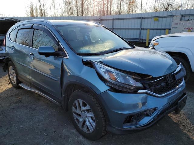 2HKRM4H78GH681705 - 2016 HONDA CR-V EXL TEAL photo 4