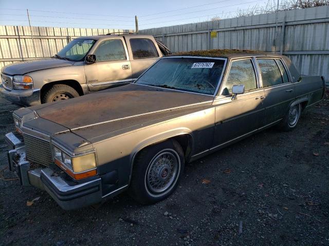 1G6DW51Y2J9705674 - 1988 CADILLAC BROUGHAM GRAY photo 1