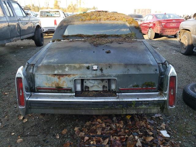 1G6DW51Y2J9705674 - 1988 CADILLAC BROUGHAM GRAY photo 6