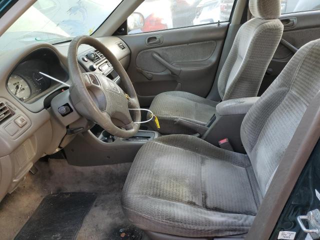 2HGEJ6613XH512090 - 1999 HONDA CIVIC BASE GREEN photo 7