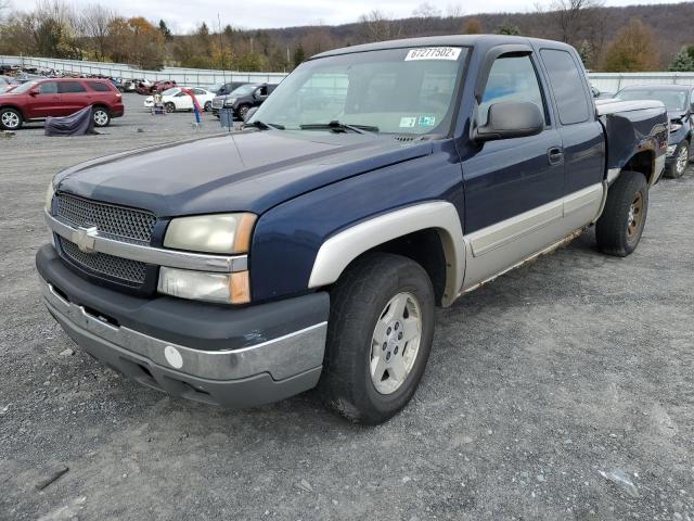 1GCEK19B25Z309417 - 2005 CHEVROLET SILVERADO BLUE photo 1