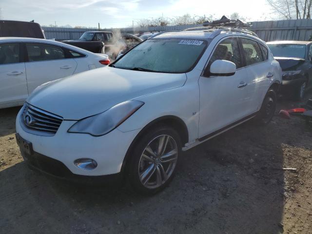 JN1BJ0HR0EM192516 - 2014 INFINITI QX50 WHITE photo 1