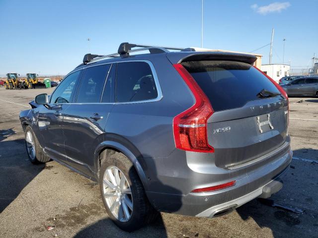 YV4BC0PK4G1090181 - 2016 VOLVO XC90 T8 GRAY photo 2