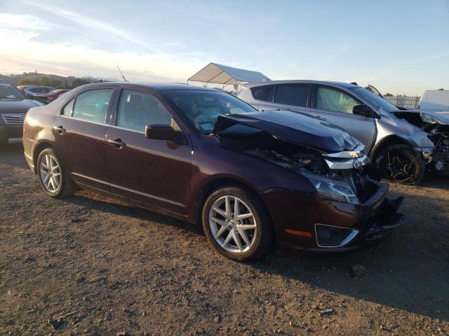 3FAHP0JA9BR263232 - 2011 FORD FUSION SEL MAROON photo 4