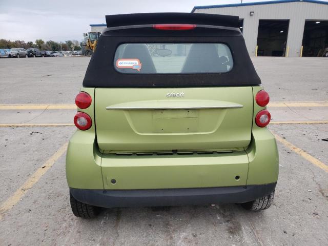 WMEEK3BA3BK425955 - 2011 SMART FORTWO PAS GREEN photo 6