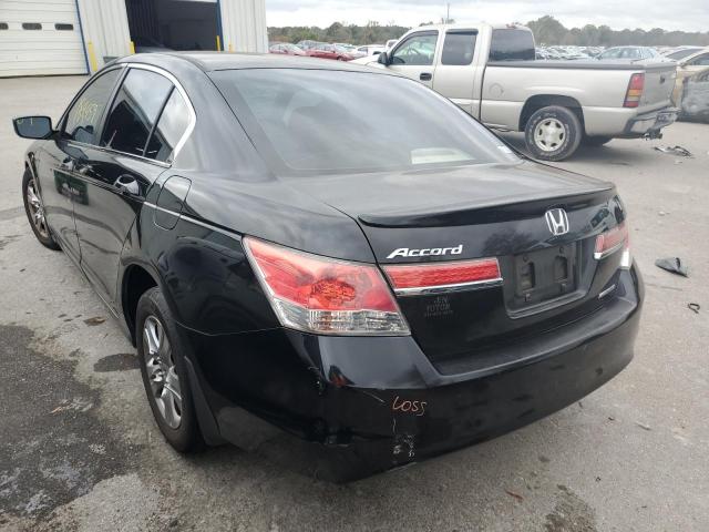 1HGCP2F63BA069909 - 2011 HONDA ACCORD SE BLACK photo 3