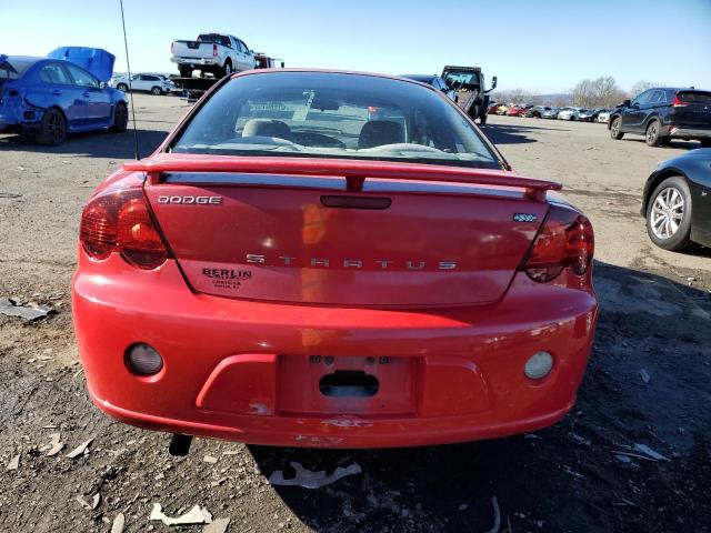 4B3AG42G43E176381 - 2003 DODGE STRATUS RED photo 6