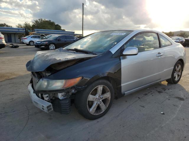 2HGFG11938H505385 - 2008 HONDA CIVIC EXL فضي صورة 1