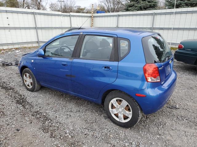 KL1TD66618B027554 - 2008 CHEVROLET AVEO BASE BLUE photo 2