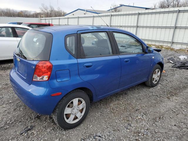 KL1TD66618B027554 - 2008 CHEVROLET AVEO BASE BLUE photo 3