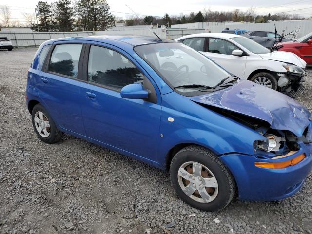 KL1TD66618B027554 - 2008 CHEVROLET AVEO BASE BLUE photo 4