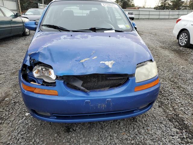 KL1TD66618B027554 - 2008 CHEVROLET AVEO BASE BLUE photo 5