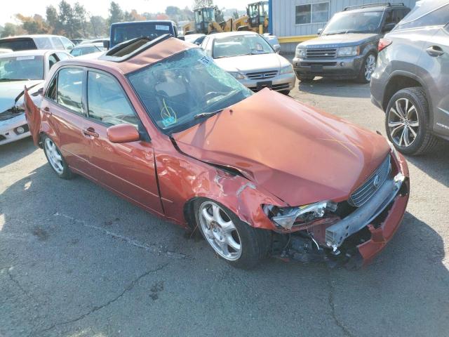 JTHBD182610002585 - 2001 LEXUS IS 300 ORANGE photo 4