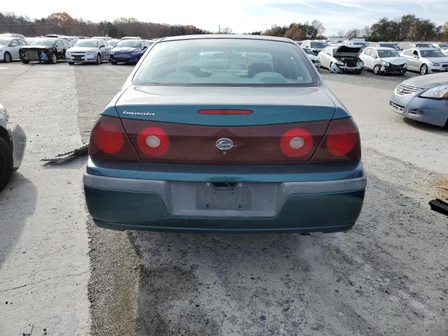 2G1WF52E719260278 - 2001 CHEVROLET IMPALA GREEN photo 6