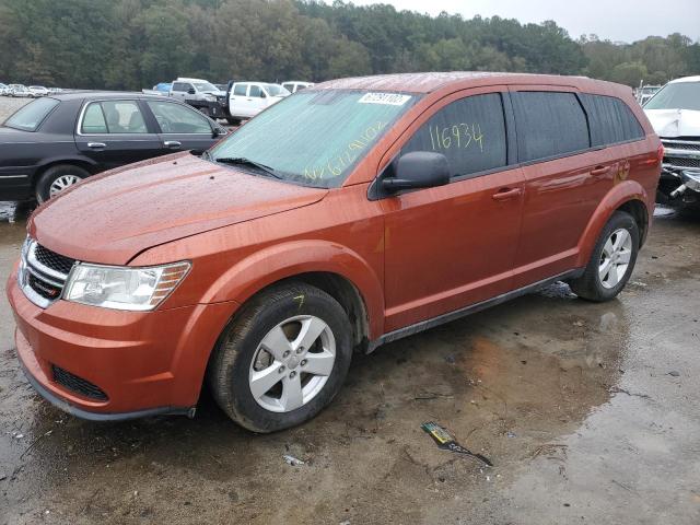 3C4PDCAB5DT529845 - 2013 DODGE JOURNEY ORANGE photo 1