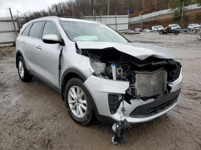 5XYPGDA30KG589770 - 2019 KIA SORENTO L SILVER photo 1