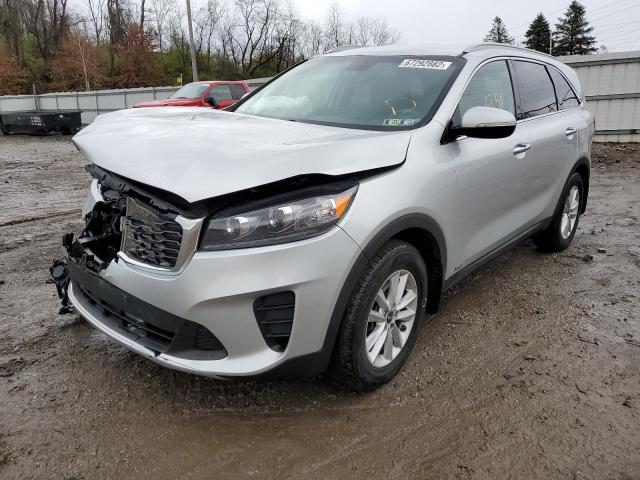 5XYPGDA30KG589770 - 2019 KIA SORENTO L SILVER photo 2