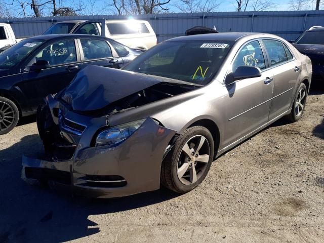 1G1ZC5E04CF105736 - 2012 CHEVROLET MALIBU 1LT გრაფიტი ფოტო 2