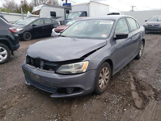 3VW2K7AJ0DM207815 - 2013 VOLKSWAGEN JETTA BASE 灰色 照片 2