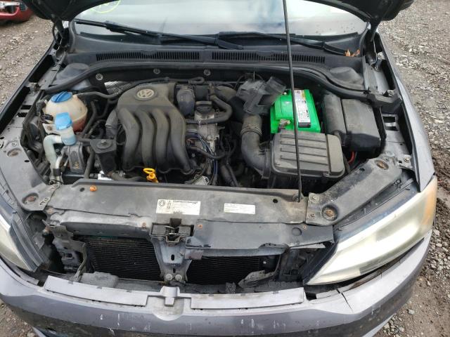 3VW2K7AJ0DM207815 - 2013 VOLKSWAGEN JETTA BASE 灰色 照片 7
