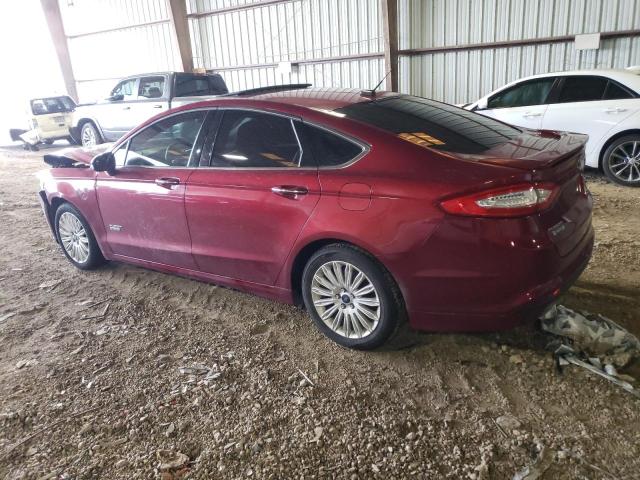 3FA6P0SU4ER149398 - 2014 FORD FUSION TIT BURGUNDY photo 2