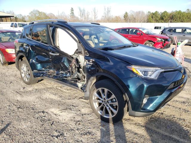 JTMDJREV1JD211239 - 2018 TOYOTA RAV4 HV LI BLUE photo 4