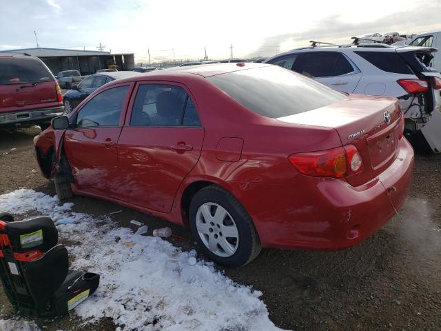 1NXBU4EE3AZ173980 - 2010 TOYOTA COROLLA V2 RED photo 2