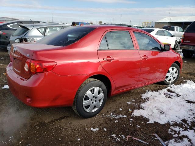 1NXBU4EE3AZ173980 - 2010 TOYOTA COROLLA V2 RED photo 3