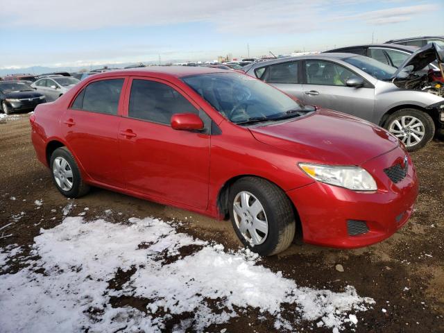 1NXBU4EE3AZ173980 - 2010 TOYOTA COROLLA V2 RED photo 4