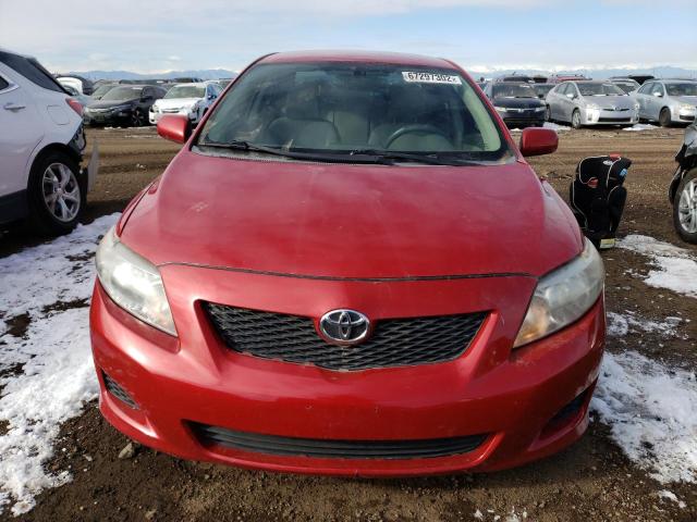 1NXBU4EE3AZ173980 - 2010 TOYOTA COROLLA V2 RED photo 5