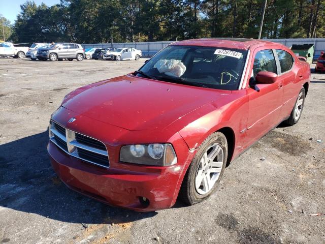 2B3KA53H97H848275 - 2007 DODGE CHARGER R/ RED photo 2