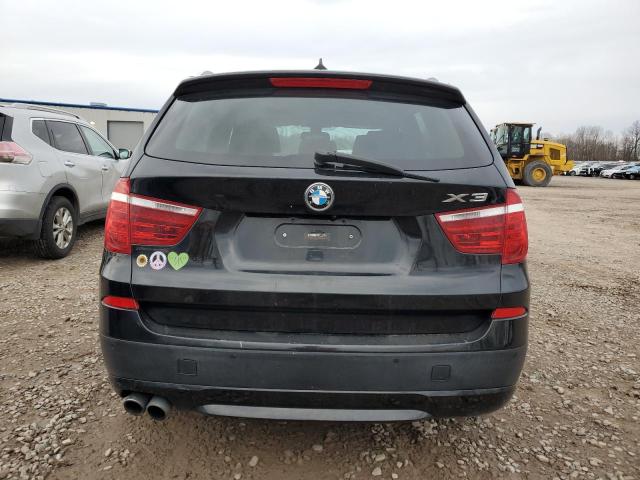 5UXWX9C56E0D36021 - 2014 BMW X3 BLACK photo 6