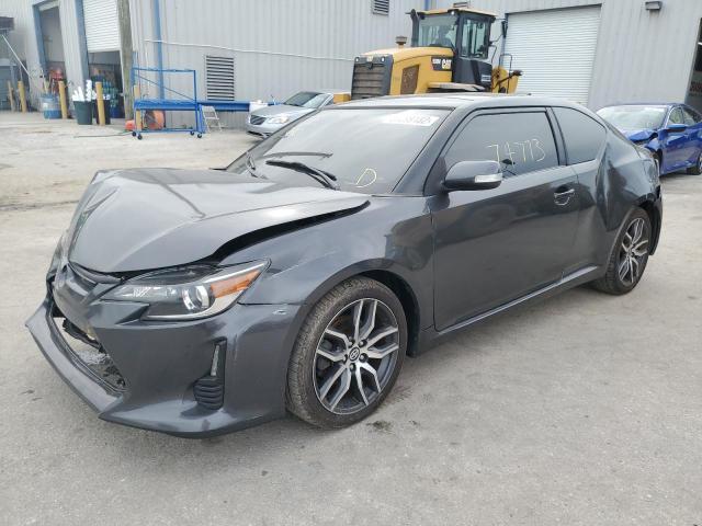 JTKJF5C76F3092059 - 2015 TOYOTA SCION TC GRAY photo 1