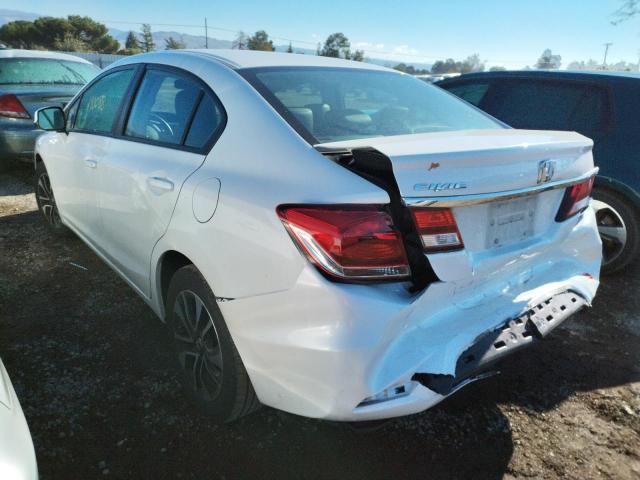 19XFB2F91DE256327 - 2013 HONDA CIVIC EXL Biały zdjęcie 3