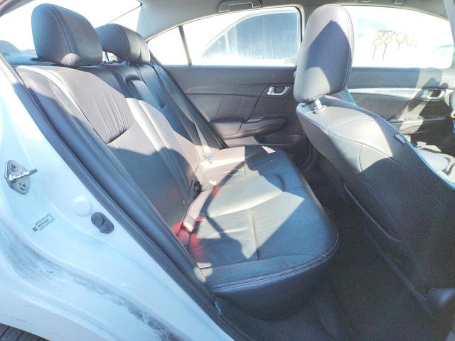 19XFB2F91DE256327 - 2013 HONDA CIVIC EXL Biały zdjęcie 6