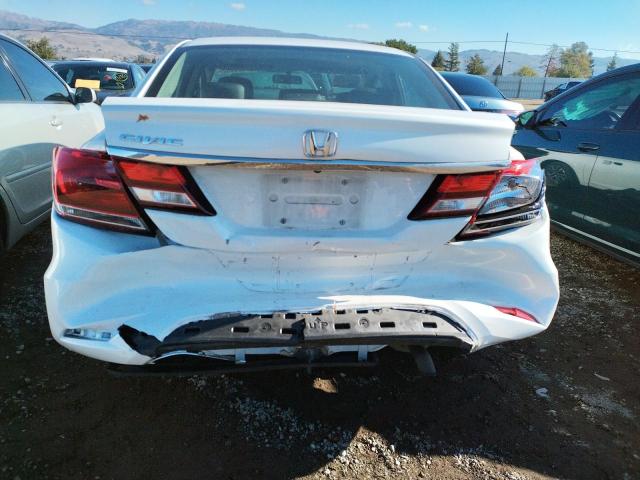 19XFB2F91DE256327 - 2013 HONDA CIVIC EXL Biały zdjęcie 9