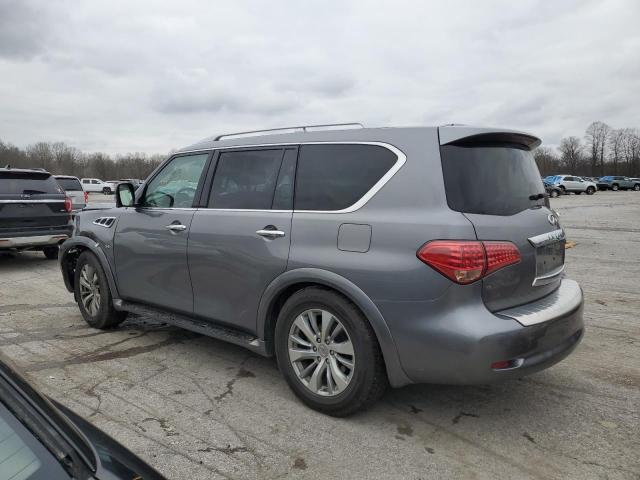 JN8AZ2NE3G9127300 - 2016 INFINITI QX80 GRAY photo 2