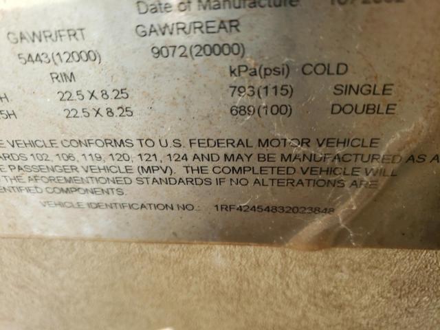 1RF42454832023848 - 2003 ROADMASTER RAIL MTRHM ორფეროვანი ფოტო 10