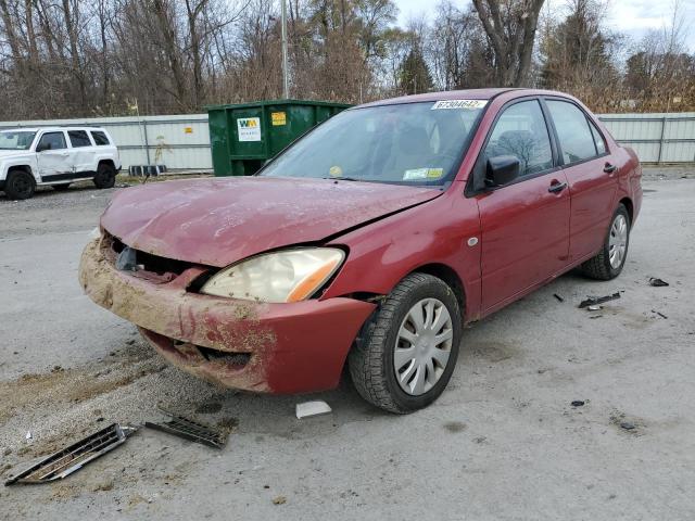 JA3AJ26E76U039975 - 2006 MITSUBISHI LANCER ES RED photo 2