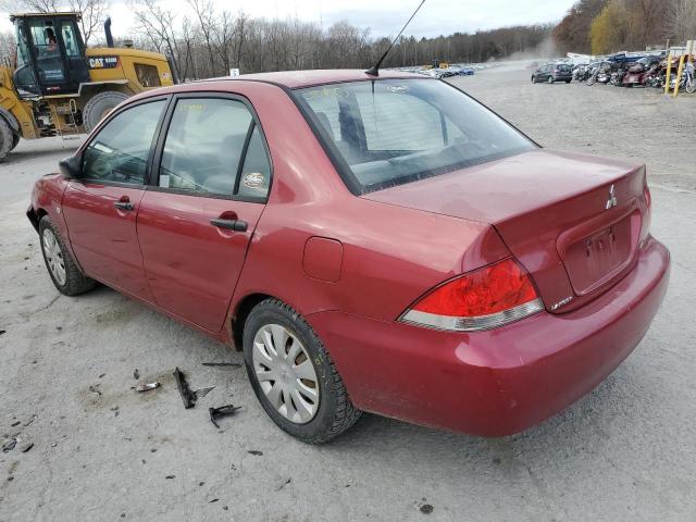 JA3AJ26E76U039975 - 2006 MITSUBISHI LANCER ES RED photo 3