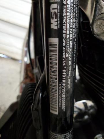 1HD1KHC15KB659697 - 2019 HARLEY-DAVIDSON FLTRX Kırmızı fotoğraf 10