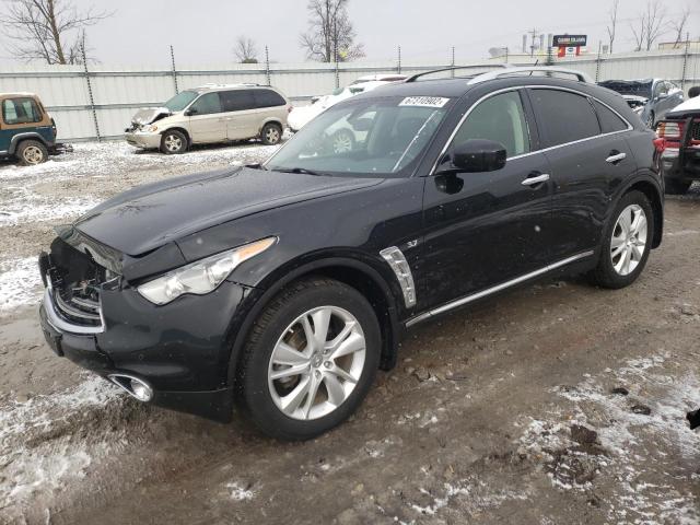 JN8CS1MW0EM410992 - 2014 INFINITI QX70 BLACK photo 1