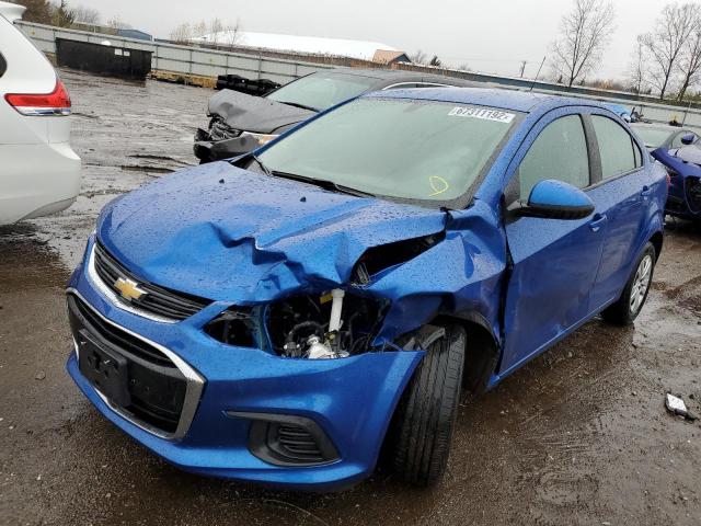 1G1JB5SH5H4148169 - 2017 CHEVROLET SONIC LS BLUE photo 2