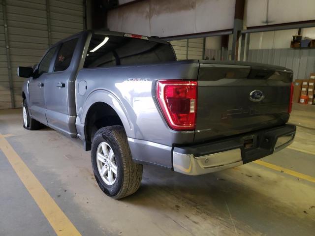 1FTFW1E52MFB17326 - 2021 FORD F150 SUPER GRAY photo 3