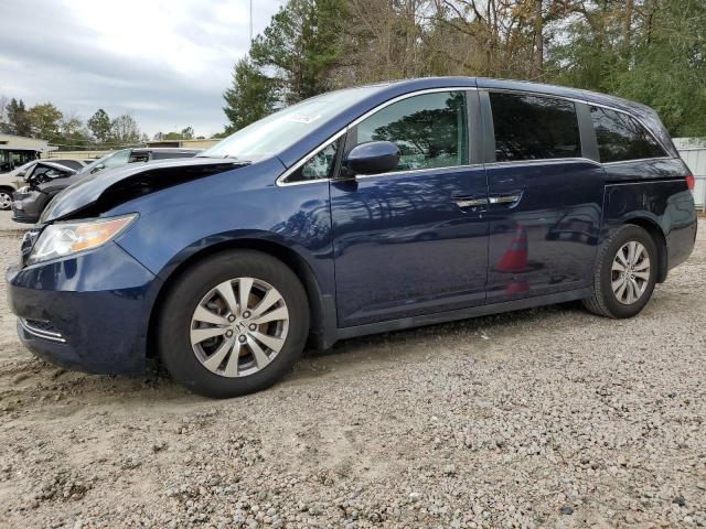 5FNRL5H63EB092010 - 2014 HONDA ODYSSEY EX BLUE photo 1